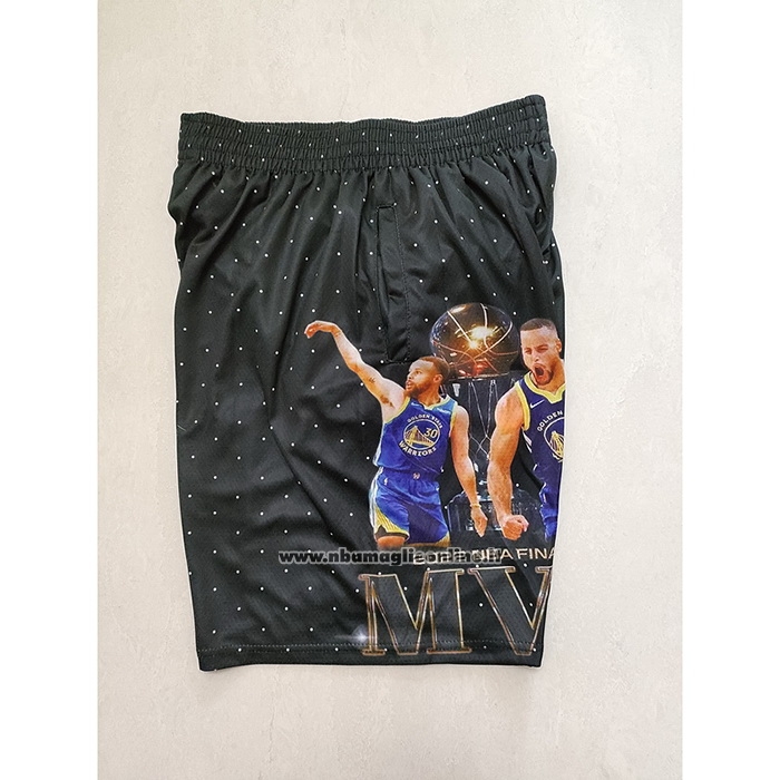 Pantaloncini Golden State Warriors MVP 2022 NBA Finals Nero